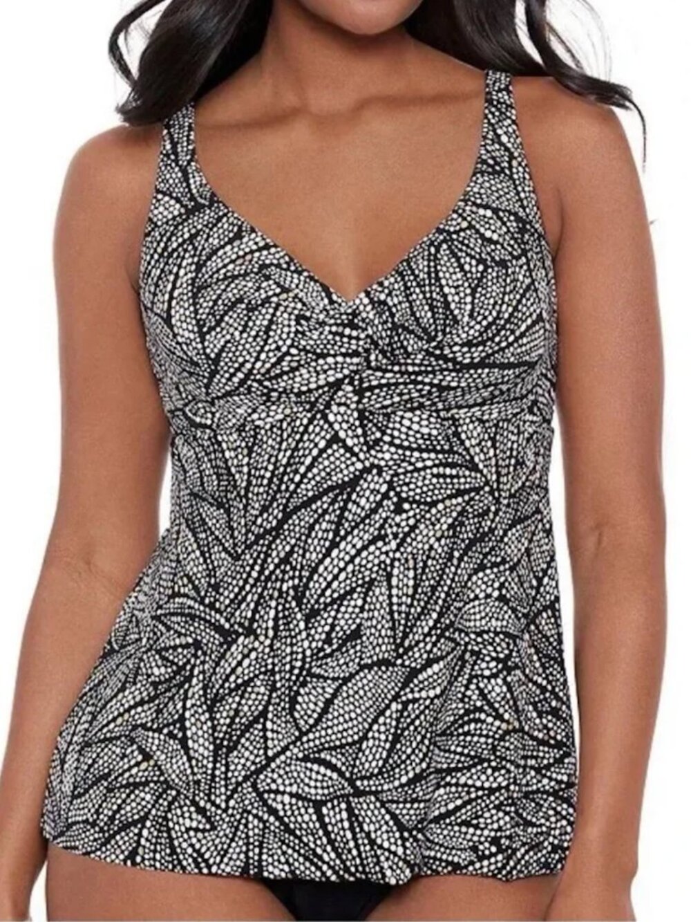 Miraclesuit Ayla Tankini Top in Shore Leave Women's Size 10 Underwire Slimming